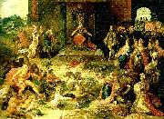 Huldrych Zwingli allegorinover tillfallet Spain oil painting artist